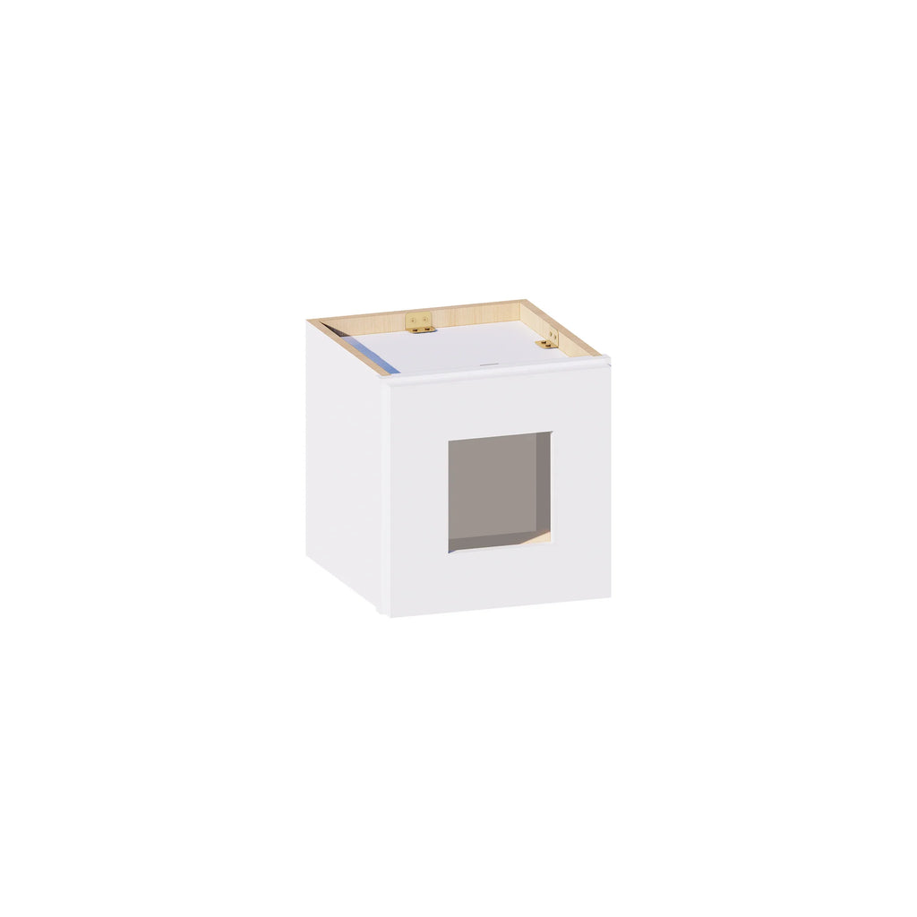12"/18''H Single Glass Door Wall Cabinets