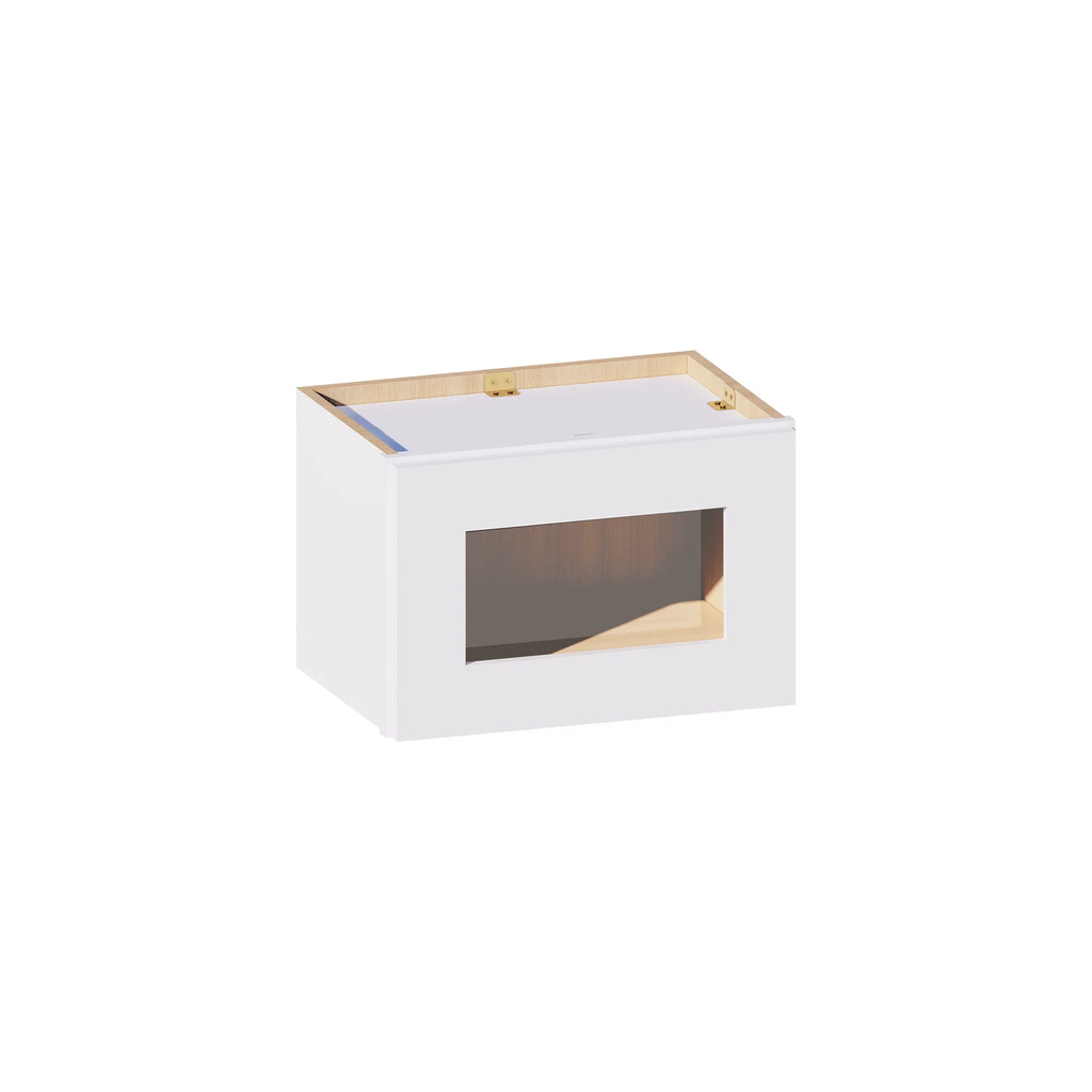 12"/18''H Single Glass Door Wall Cabinets