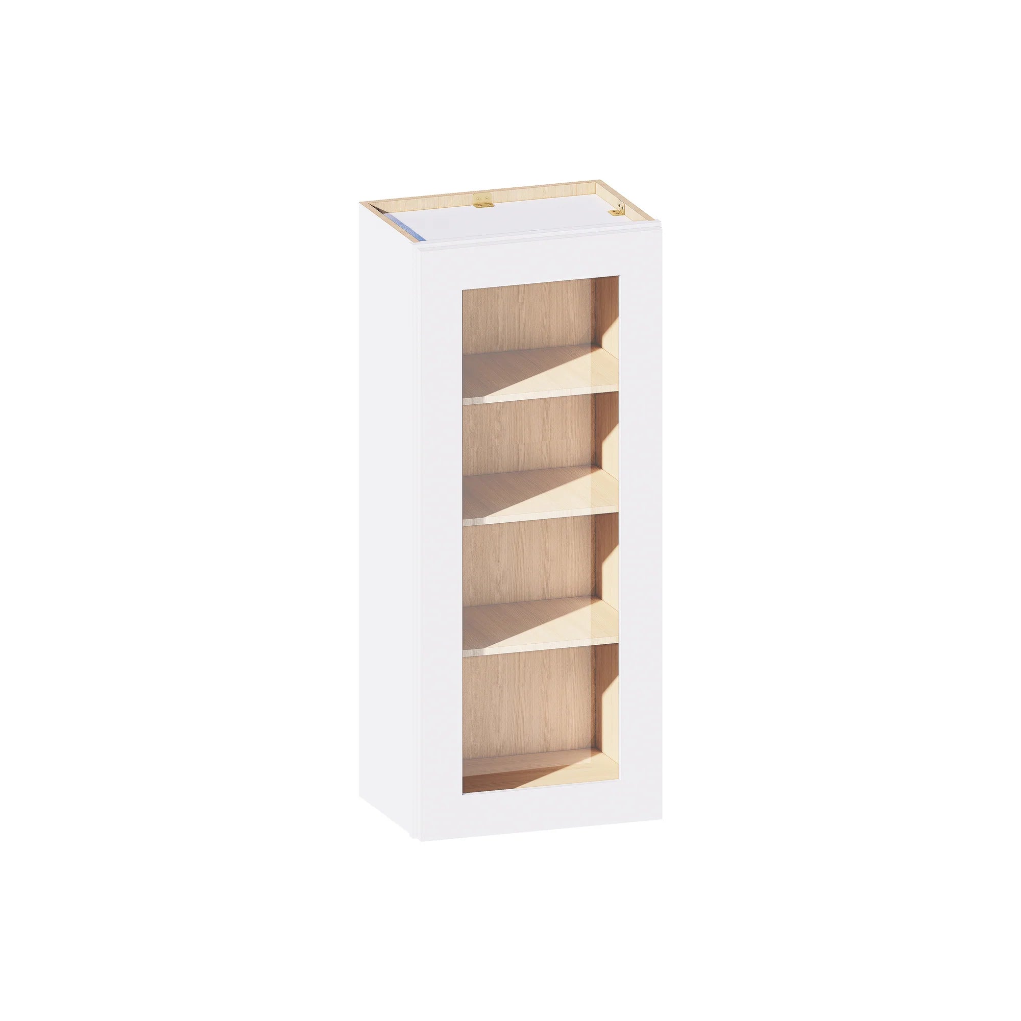 42"H Single Glass Door Wall Cabinets