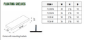 Floating Shelves FLS30-N