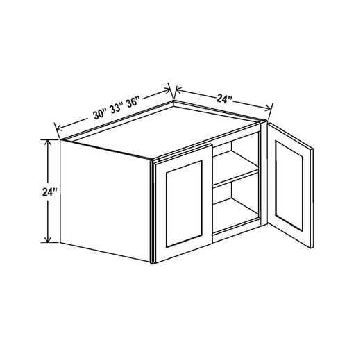 24"H Deep Refrigerator Cabinet