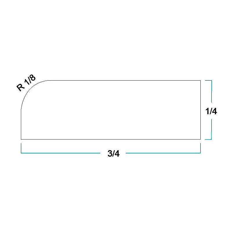 Scribe Molding SM8 (96")