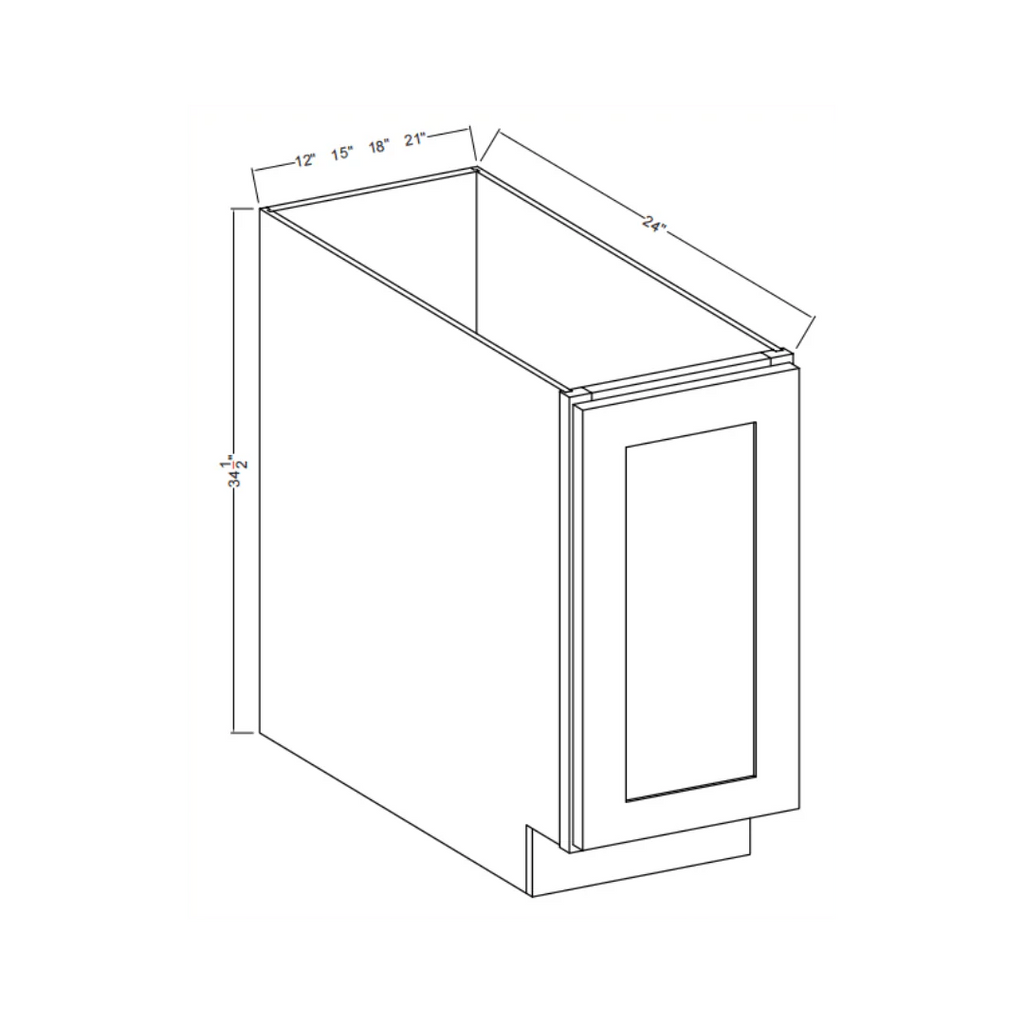 Single Full Height Door Base