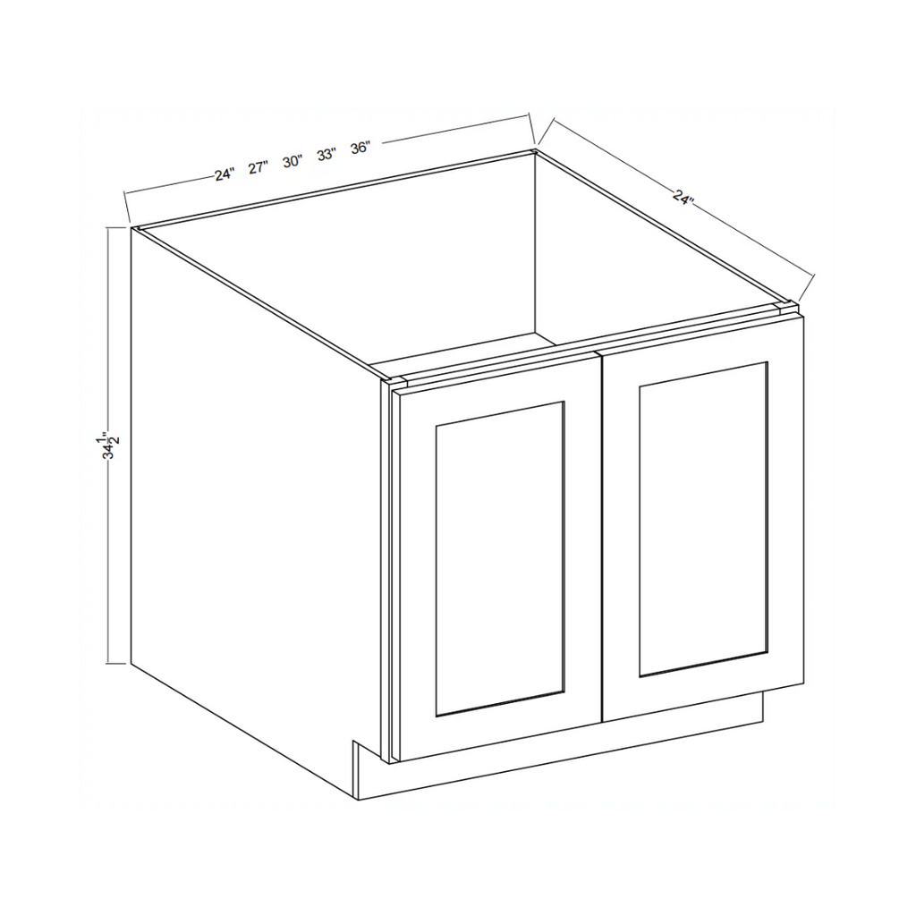 30"H Wall Cabinet (Double Door)