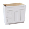 30''/36''W Vanity Sink Base Combo - Left