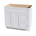 30''/36''W Vanity Sink Base Combo - Right
