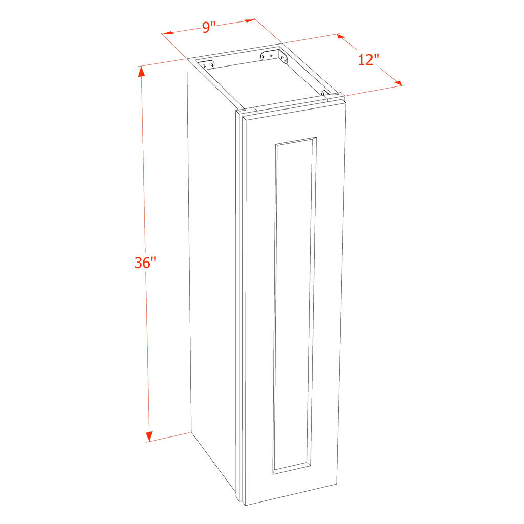 36"H Wall Cabinet (Single Door)
