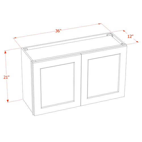 21"H Wall Cabinet W3021 (Double Door)