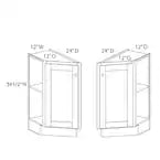 Angle Base Cabinet (Single Door)